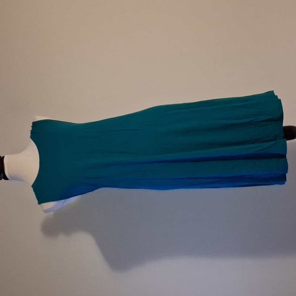Swing Dress Teal Sleeveless Size 20